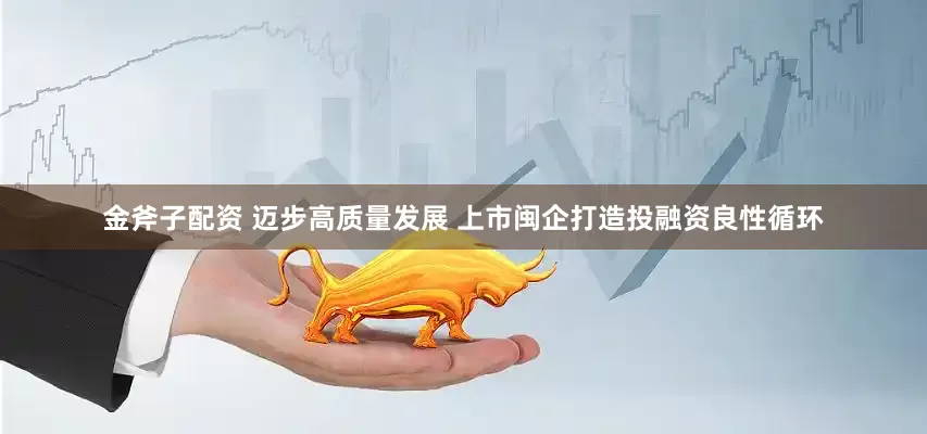 金斧子配资 迈步高质量发展 上市闽企打造投融资良性循环