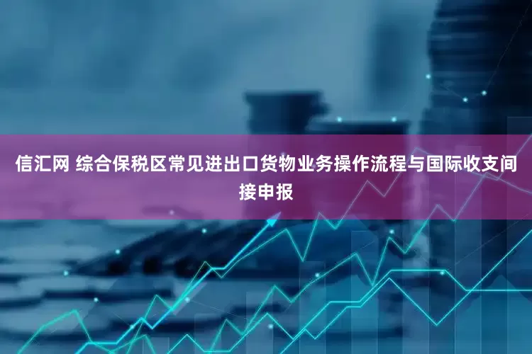 信汇网 综合保税区常见进出口货物业务操作流程与国际收支间接申报