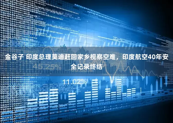 金谷子 印度总理莫迪赶回家乡视察空难,印度航空40年安全记录终结